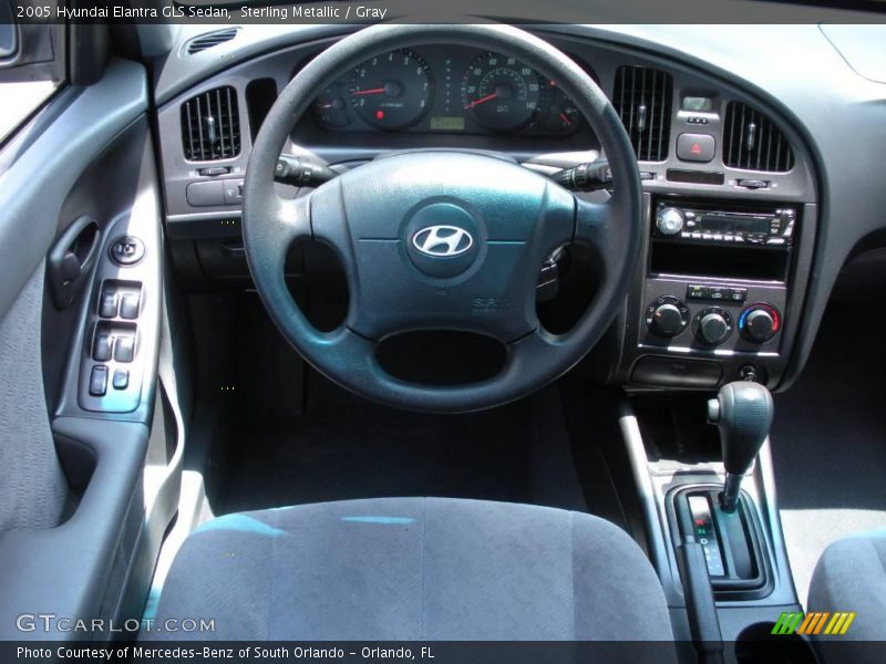 Sterling Metallic / Gray 2005 Hyundai Elantra GLS Sedan