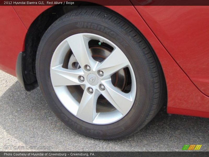 Red Allure / Beige 2012 Hyundai Elantra GLS