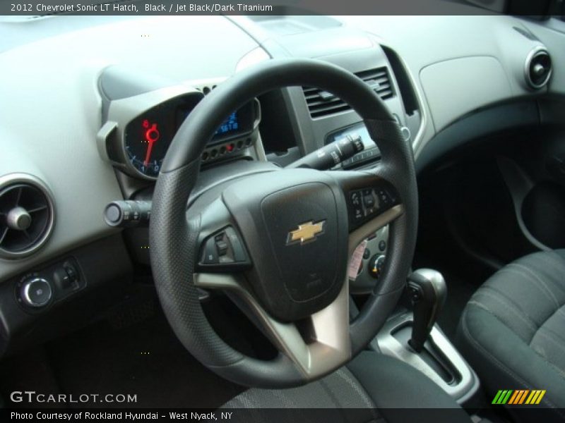 Black / Jet Black/Dark Titanium 2012 Chevrolet Sonic LT Hatch