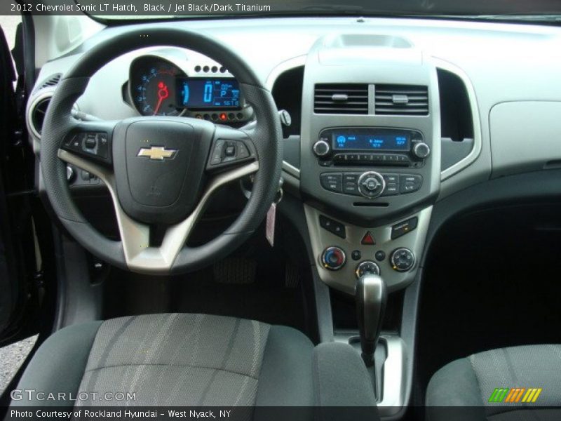 Black / Jet Black/Dark Titanium 2012 Chevrolet Sonic LT Hatch