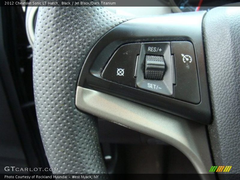 Black / Jet Black/Dark Titanium 2012 Chevrolet Sonic LT Hatch