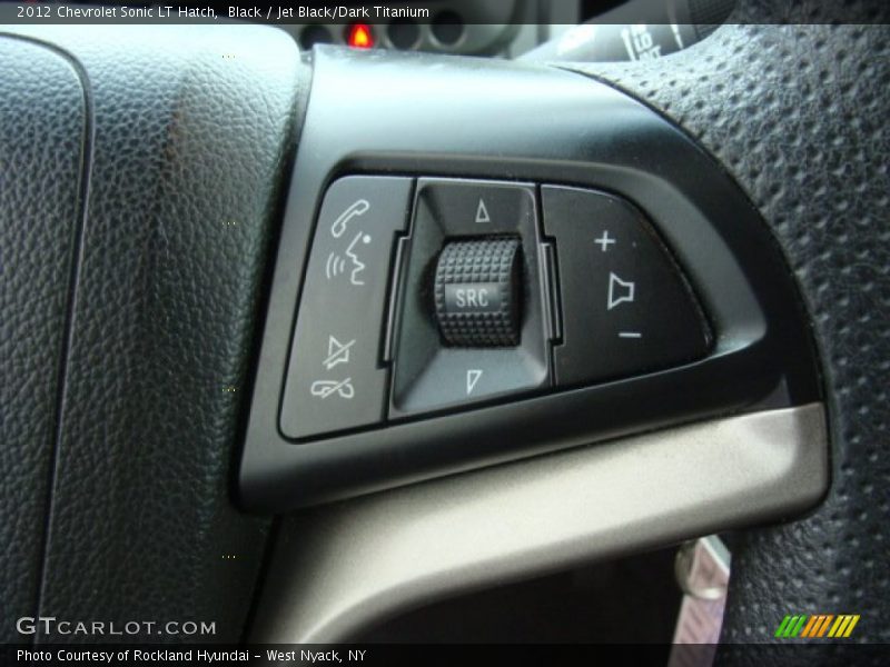 Black / Jet Black/Dark Titanium 2012 Chevrolet Sonic LT Hatch