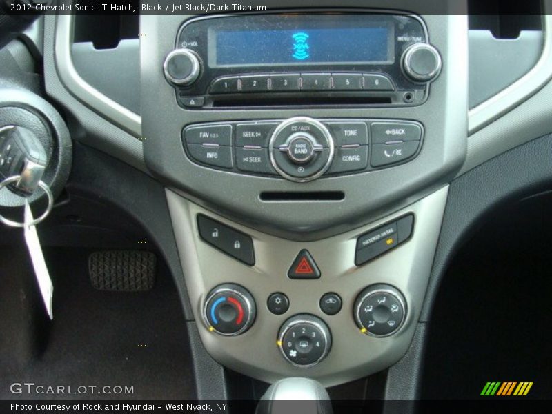 Black / Jet Black/Dark Titanium 2012 Chevrolet Sonic LT Hatch
