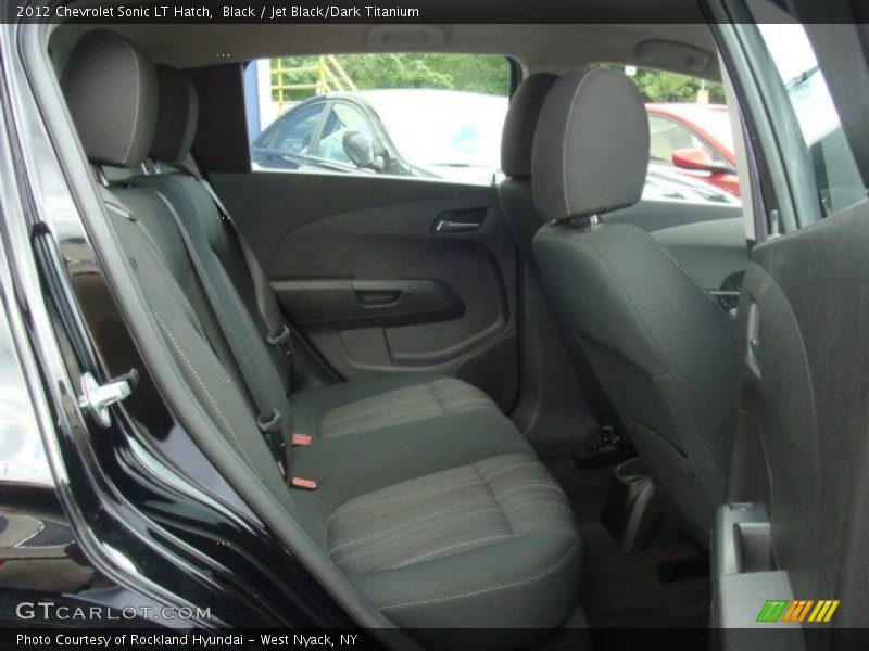 Black / Jet Black/Dark Titanium 2012 Chevrolet Sonic LT Hatch