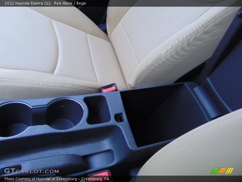 Red Allure / Beige 2012 Hyundai Elantra GLS