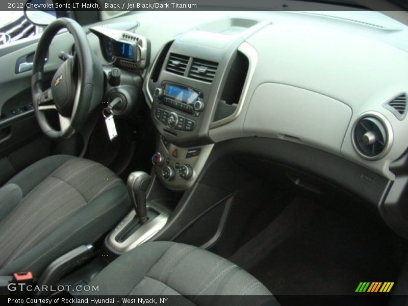 Black / Jet Black/Dark Titanium 2012 Chevrolet Sonic LT Hatch