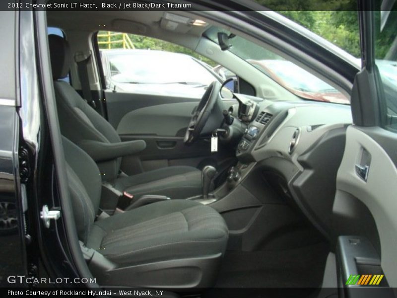 Black / Jet Black/Dark Titanium 2012 Chevrolet Sonic LT Hatch