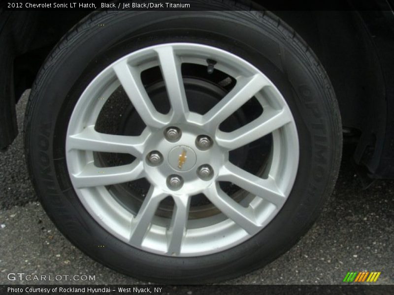 Black / Jet Black/Dark Titanium 2012 Chevrolet Sonic LT Hatch