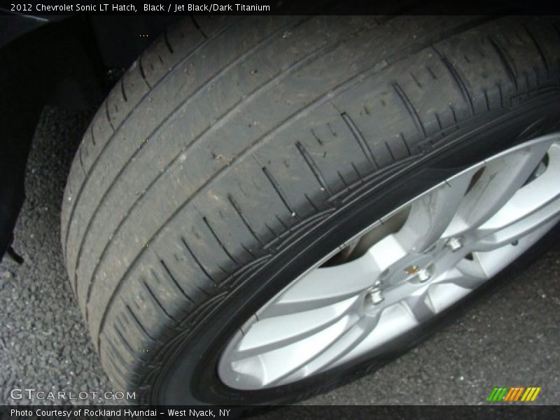 Black / Jet Black/Dark Titanium 2012 Chevrolet Sonic LT Hatch