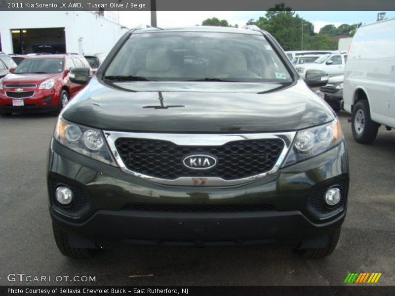 Tuscan Olive / Beige 2011 Kia Sorento LX AWD