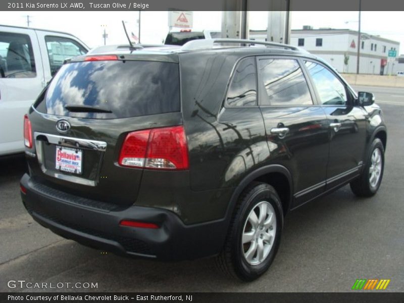 Tuscan Olive / Beige 2011 Kia Sorento LX AWD