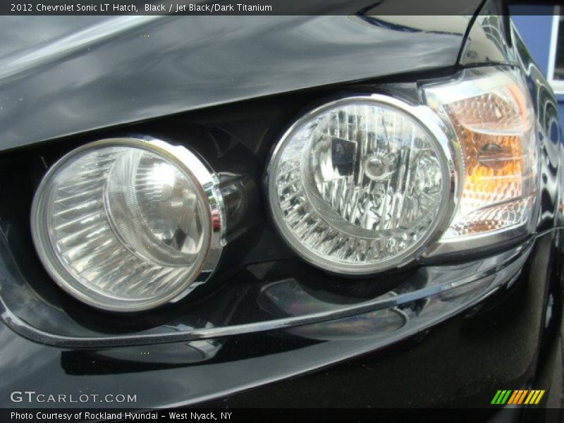 Black / Jet Black/Dark Titanium 2012 Chevrolet Sonic LT Hatch