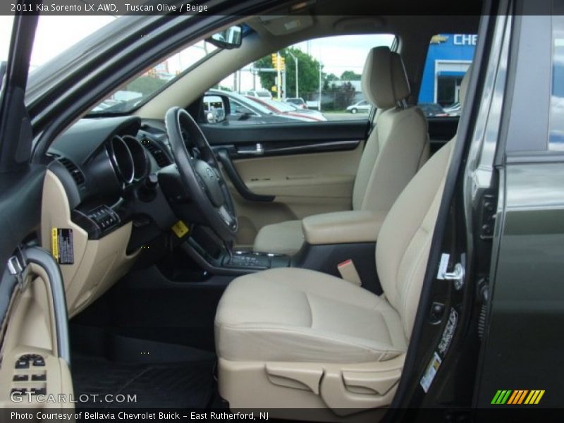 Tuscan Olive / Beige 2011 Kia Sorento LX AWD