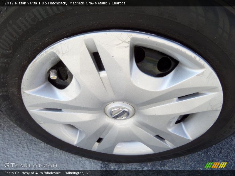 Magnetic Gray Metallic / Charcoal 2012 Nissan Versa 1.8 S Hatchback