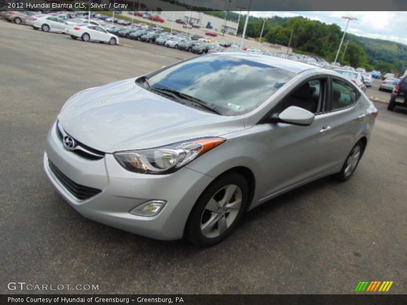 Silver / Gray 2012 Hyundai Elantra GLS