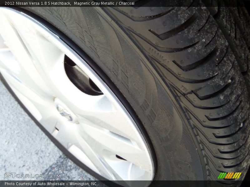 Magnetic Gray Metallic / Charcoal 2012 Nissan Versa 1.8 S Hatchback