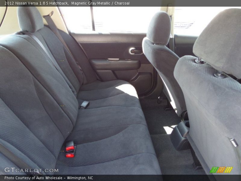 Magnetic Gray Metallic / Charcoal 2012 Nissan Versa 1.8 S Hatchback