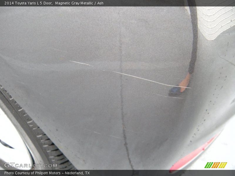 Magnetic Gray Metallic / Ash 2014 Toyota Yaris L 5 Door