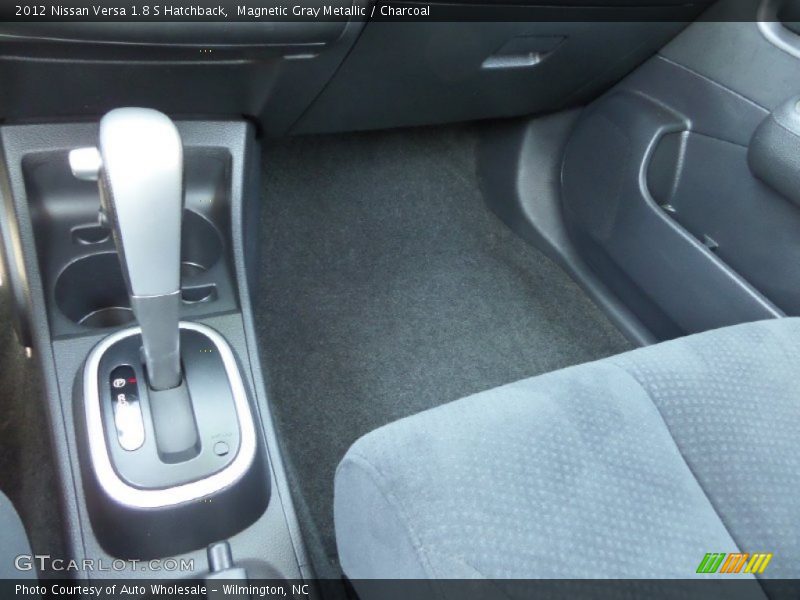 Magnetic Gray Metallic / Charcoal 2012 Nissan Versa 1.8 S Hatchback