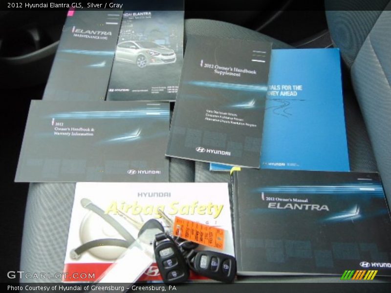 Silver / Gray 2012 Hyundai Elantra GLS