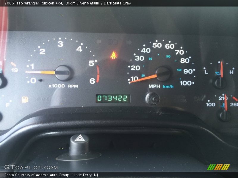 Bright Silver Metallic / Dark Slate Gray 2006 Jeep Wrangler Rubicon 4x4