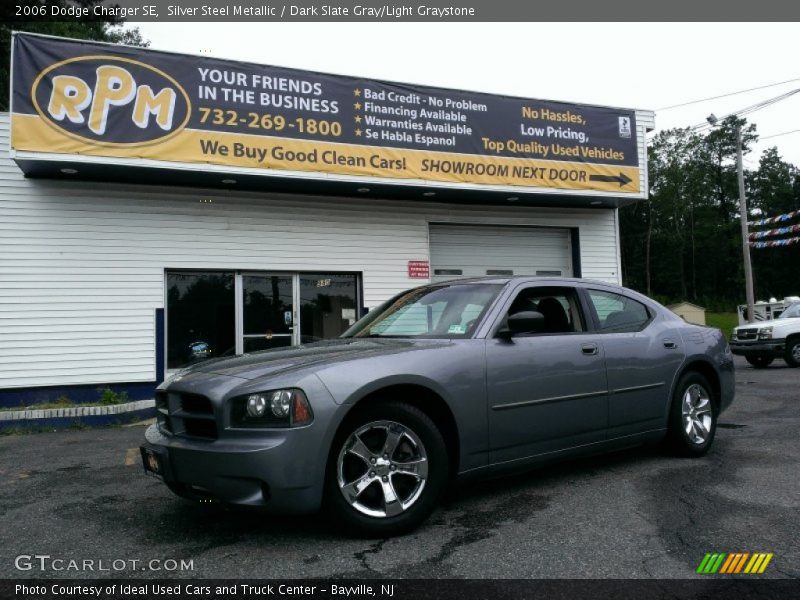 Silver Steel Metallic / Dark Slate Gray/Light Graystone 2006 Dodge Charger SE