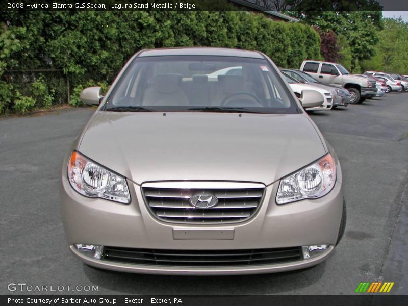 Laguna Sand Metallic / Beige 2008 Hyundai Elantra GLS Sedan