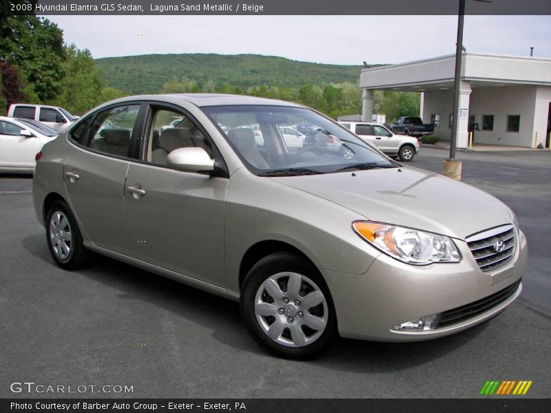 Laguna Sand Metallic / Beige 2008 Hyundai Elantra GLS Sedan