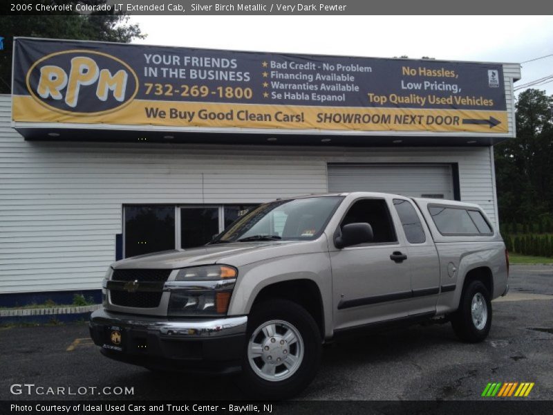 Silver Birch Metallic / Very Dark Pewter 2006 Chevrolet Colorado LT Extended Cab