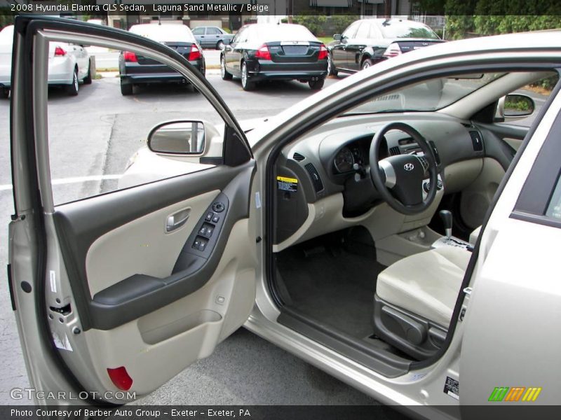 Laguna Sand Metallic / Beige 2008 Hyundai Elantra GLS Sedan