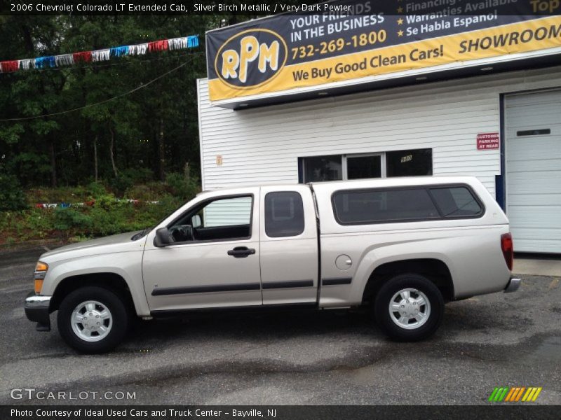 Silver Birch Metallic / Very Dark Pewter 2006 Chevrolet Colorado LT Extended Cab