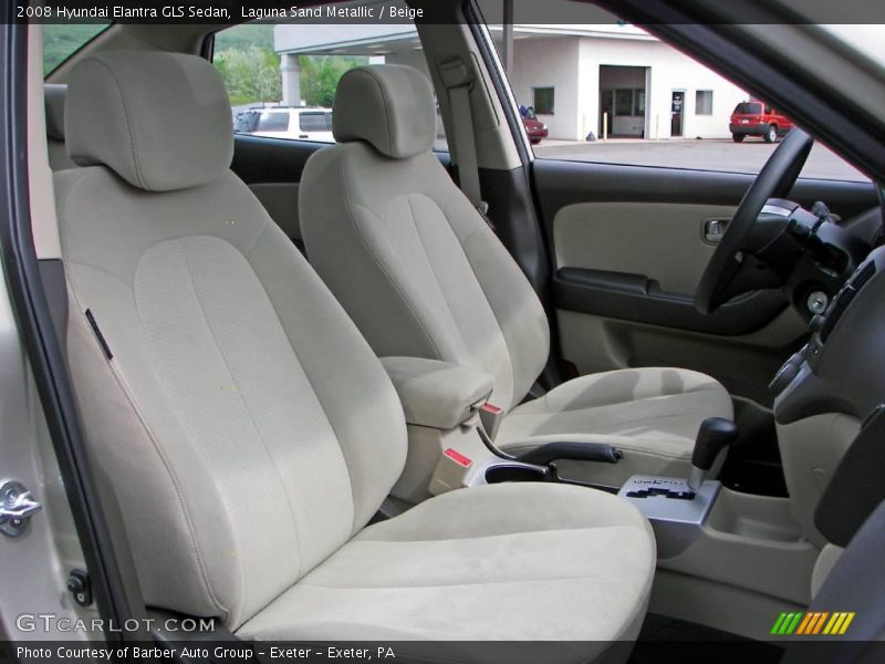Laguna Sand Metallic / Beige 2008 Hyundai Elantra GLS Sedan