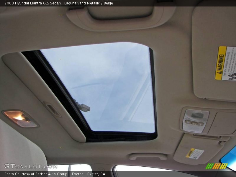 Laguna Sand Metallic / Beige 2008 Hyundai Elantra GLS Sedan