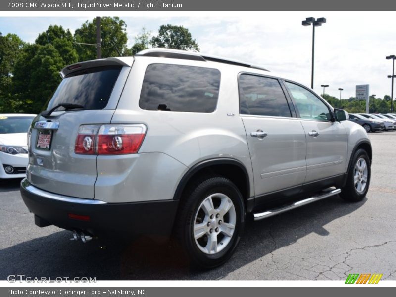 Liquid Silver Metallic / Light Titanium 2008 GMC Acadia SLT