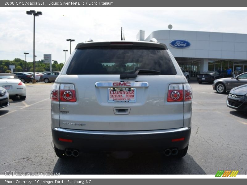 Liquid Silver Metallic / Light Titanium 2008 GMC Acadia SLT