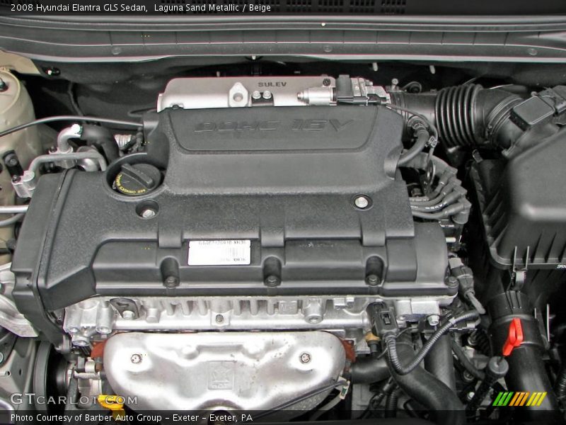 Laguna Sand Metallic / Beige 2008 Hyundai Elantra GLS Sedan