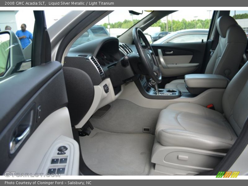 Liquid Silver Metallic / Light Titanium 2008 GMC Acadia SLT