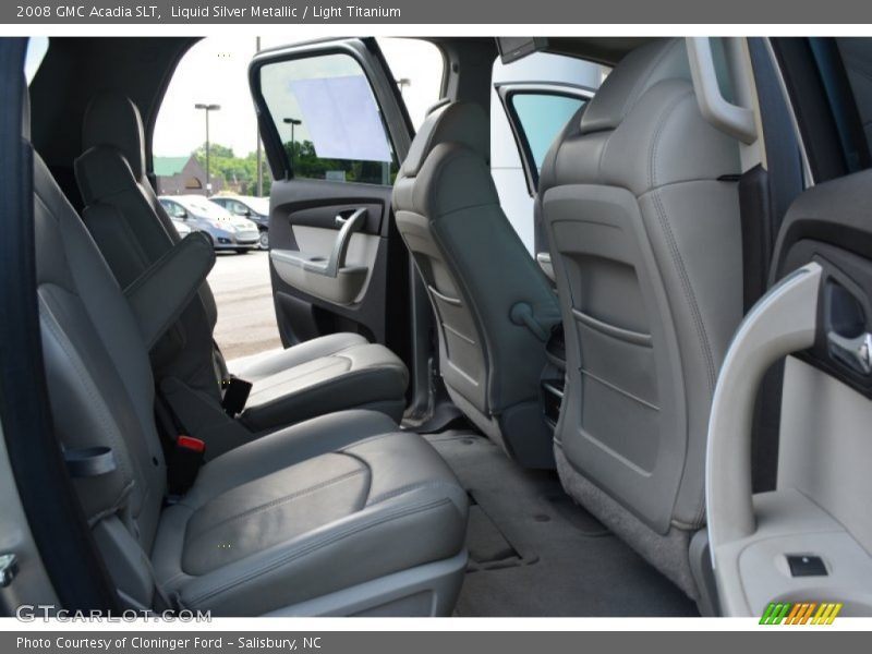 Liquid Silver Metallic / Light Titanium 2008 GMC Acadia SLT