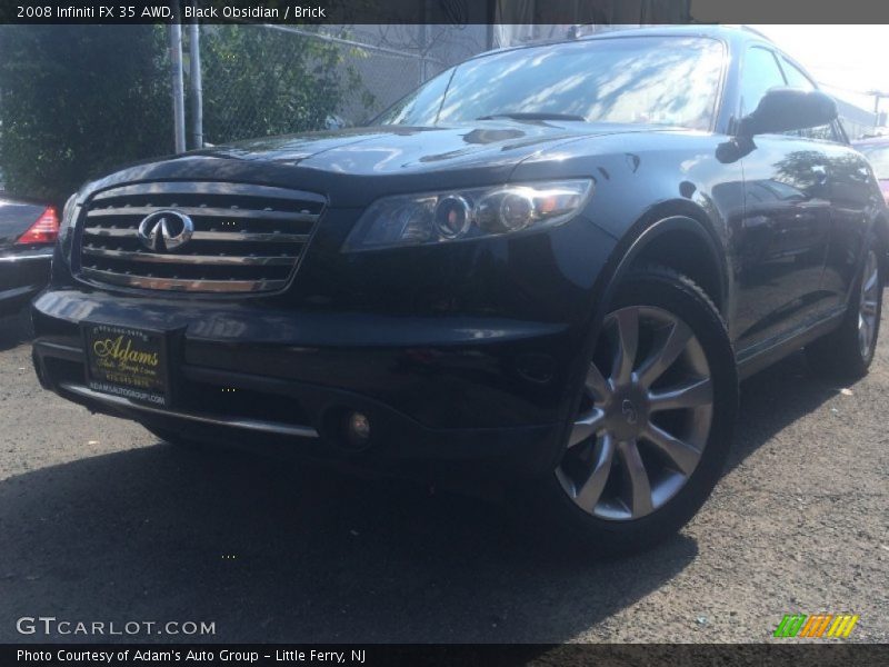 Black Obsidian / Brick 2008 Infiniti FX 35 AWD