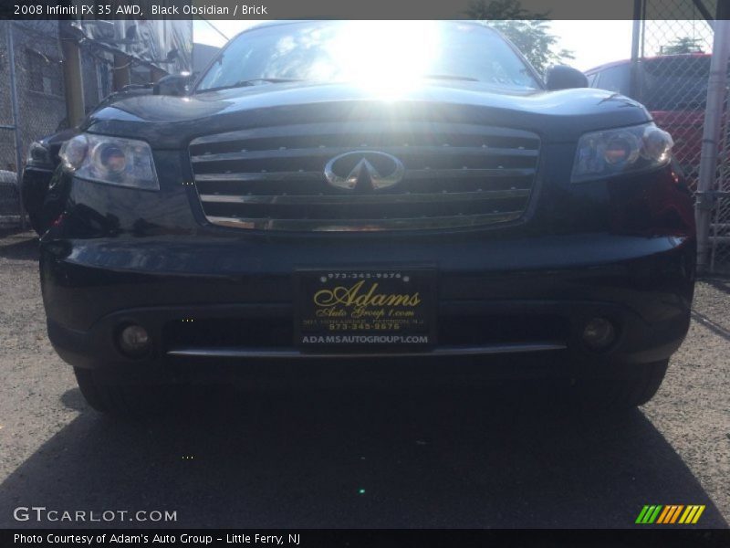 Black Obsidian / Brick 2008 Infiniti FX 35 AWD