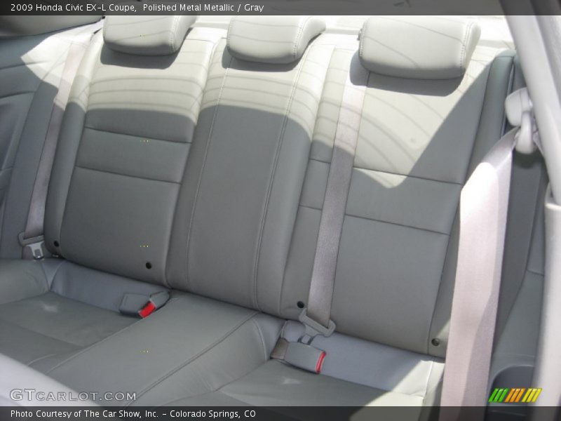 Polished Metal Metallic / Gray 2009 Honda Civic EX-L Coupe