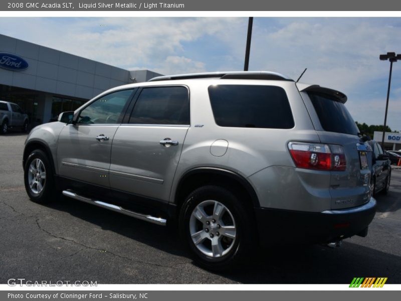 Liquid Silver Metallic / Light Titanium 2008 GMC Acadia SLT