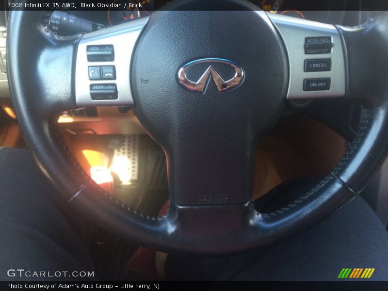Black Obsidian / Brick 2008 Infiniti FX 35 AWD