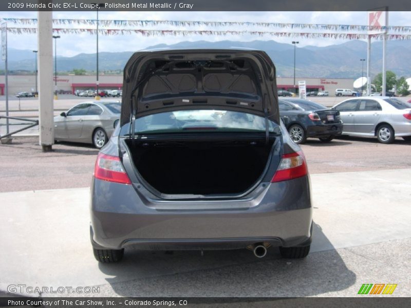Polished Metal Metallic / Gray 2009 Honda Civic EX-L Coupe