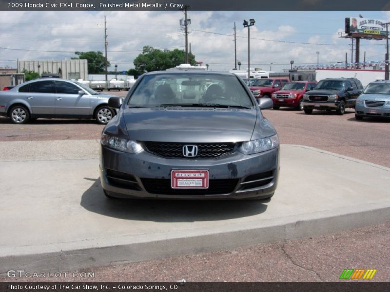 Polished Metal Metallic / Gray 2009 Honda Civic EX-L Coupe
