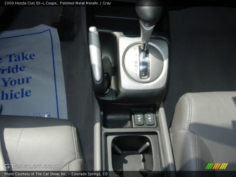 Polished Metal Metallic / Gray 2009 Honda Civic EX-L Coupe