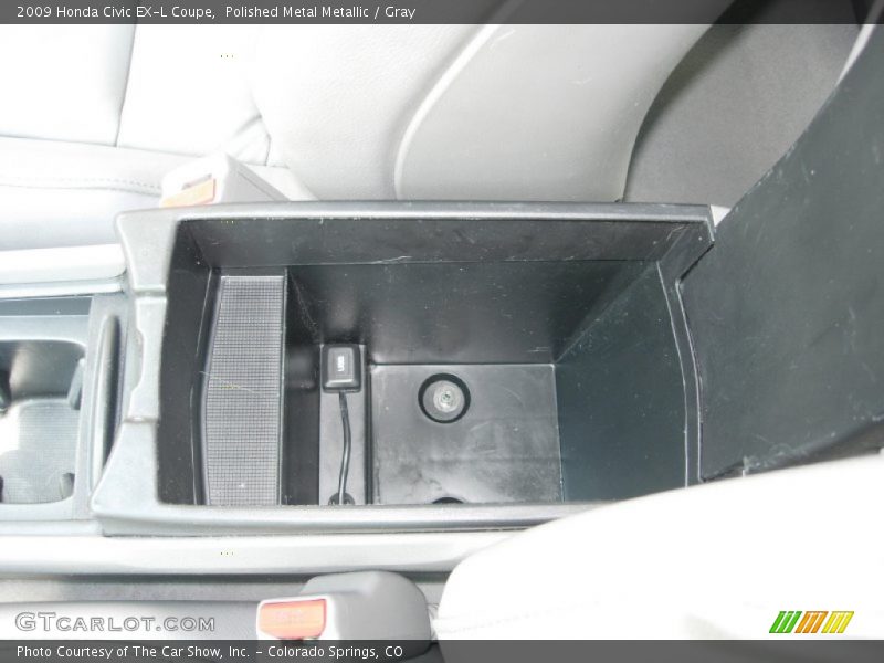 Polished Metal Metallic / Gray 2009 Honda Civic EX-L Coupe