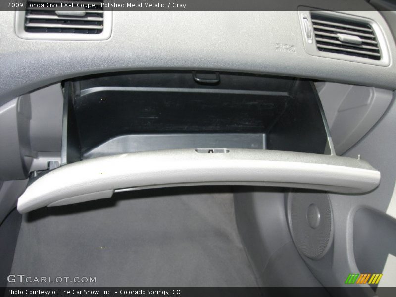 Polished Metal Metallic / Gray 2009 Honda Civic EX-L Coupe