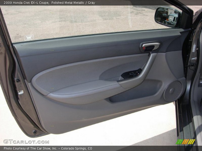 Polished Metal Metallic / Gray 2009 Honda Civic EX-L Coupe