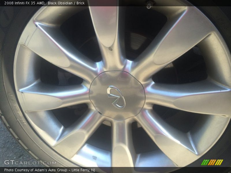 Black Obsidian / Brick 2008 Infiniti FX 35 AWD